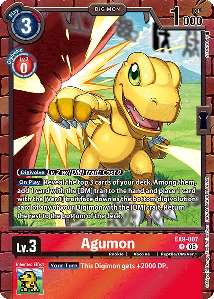 Image of Agumon [EX9-007] [Versus Monsters]
