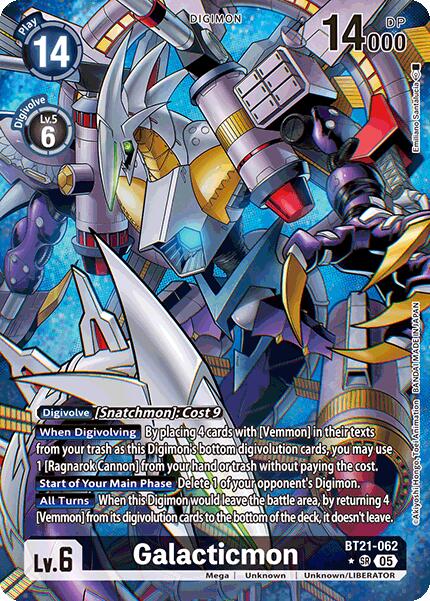 Image of Galacticmon [BT21-062] (Alternate Art) [World Convergence]