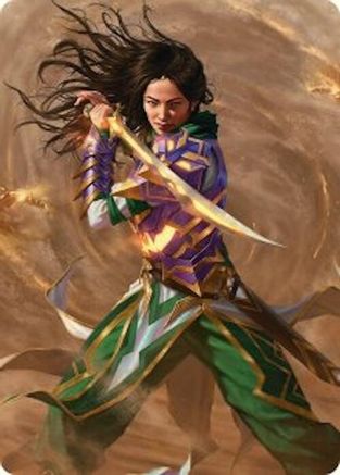 Image of Descendant of Storms Art Card (2/54) [Tarkir: Dragonstorm Art Series]