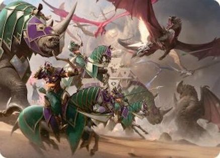 Image of United Battlefront Art Card (5/54) [Tarkir: Dragonstorm Art Series]