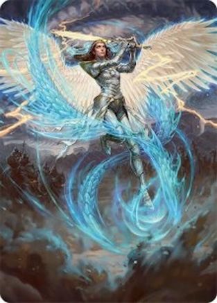 Image of Elspeth, Storm Slayer Art Card (49/54) [Tarkir: Dragonstorm Art Series]