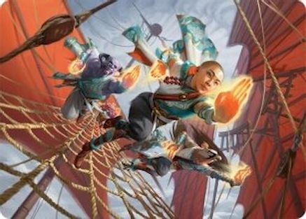 Image of Aligned Heart Art Card (52/54) [Tarkir: Dragonstorm Art Series]