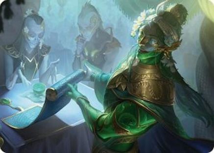 Image of Sibsig Appraiser Art Card (8/54) [Tarkir: Dragonstorm Art Series]