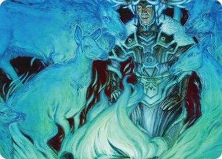 Image of Unending Whisper Art Card (9/54) [Tarkir: Dragonstorm Art Series]