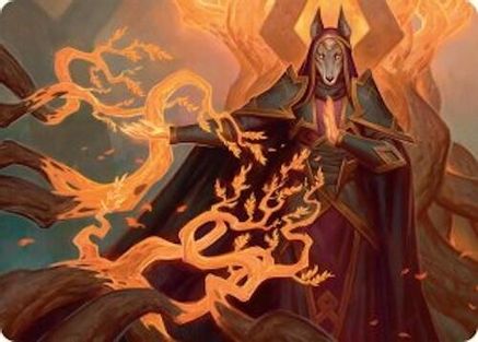 Image of Abzan Devotee Art Card (10/54) [Tarkir: Dragonstorm Art Series]