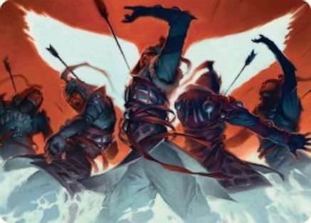 Image of Desperate Measures Art Card (11/54) [Tarkir: Dragonstorm Art Series]