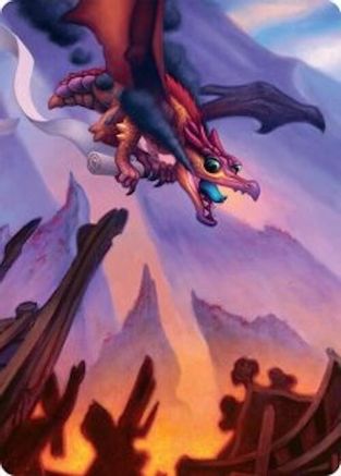 Image of Scavenger Regent Art Card (45/54) [Tarkir: Dragonstorm Art Series]