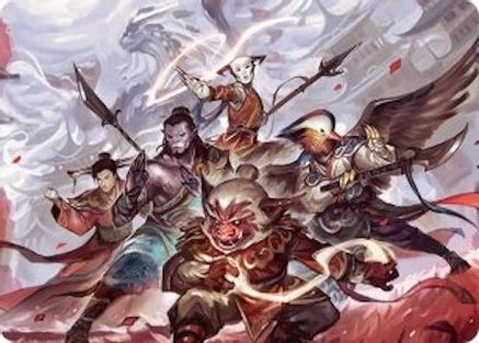 Image of Will of the Jeskai Art Card (54/54) [Tarkir: Dragonstorm Art Series]