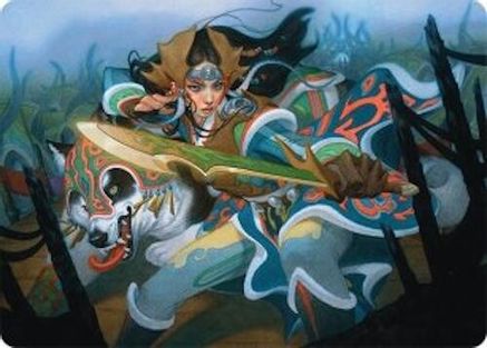 Image of Eshki Dragonclaw Art Card (23/54) [Tarkir: Dragonstorm Art Series]