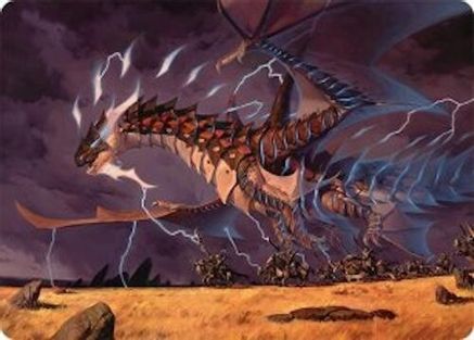 Image of Neriv, Heart of the Storm Art Card (25/54) [Tarkir: Dragonstorm Art Series]