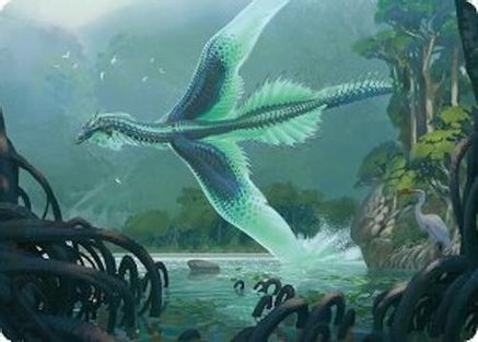Image of Teval, Arbiter of Virtue Art Card (26/54) [Tarkir: Dragonstorm Art Series]