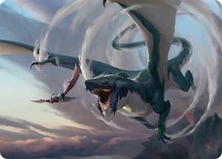 Image of Whirlwing Stormbrood Art Card (27/54) [Tarkir: Dragonstorm Art Series]