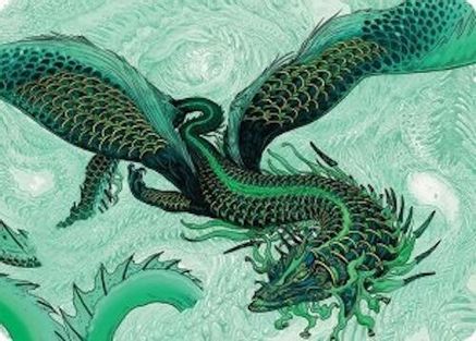 Image of Teval, Arbiter of Virtue Art Card (38/54) [Tarkir: Dragonstorm Art Series]