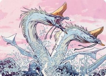 Image of Twinmaw Stormbrood Art Card (39/54) [Tarkir: Dragonstorm Art Series]