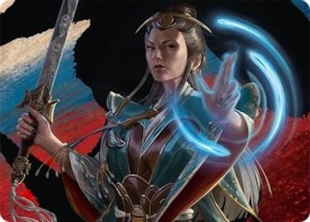 Image of Narset, Jeskai Waymaster Art Card (44/54) [Tarkir: Dragonstorm Art Series]
