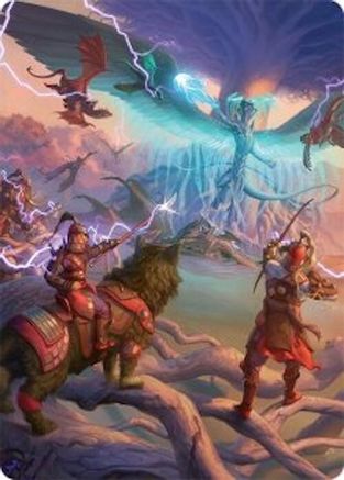 Image of All-Out Assault Art Card (50/54) [Tarkir: Dragonstorm Art Series]