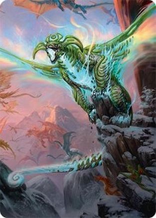 Image of Ureni of the Unwritten Art Card (51/54) [Tarkir: Dragonstorm Art Series]