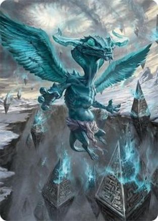 Image of Ugin, Eye of the Storms Art Card (47/54) [Tarkir: Dragonstorm Art Series]