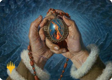 Image of Mox Jasper Art Card (28/54) (Gold-Stamped) [Tarkir: Dragonstorm Art Series]