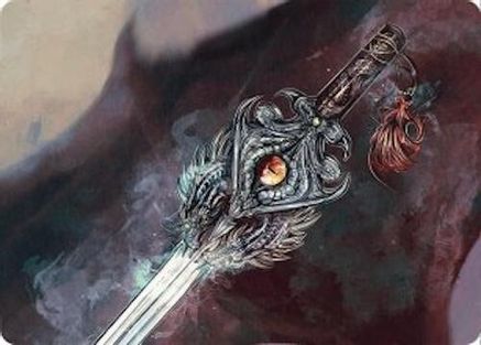 Image of Dragonfire Blade Art Card (40/54) [Tarkir: Dragonstorm Art Series]