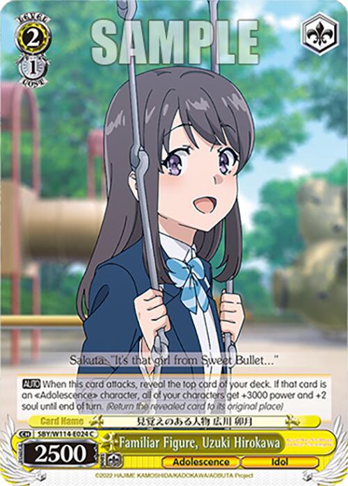 Image of Familiar Figure, Uzuki Hirokawa (SBY/W114-E024 C) [Rascal Does Not Dream Series]