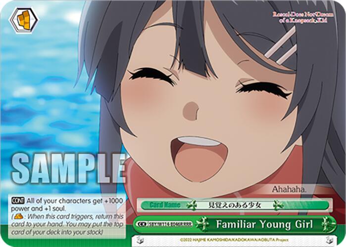 Image of Familiar Young Girl (SBY/W114-E046R RRR) [Rascal Does Not Dream Series]