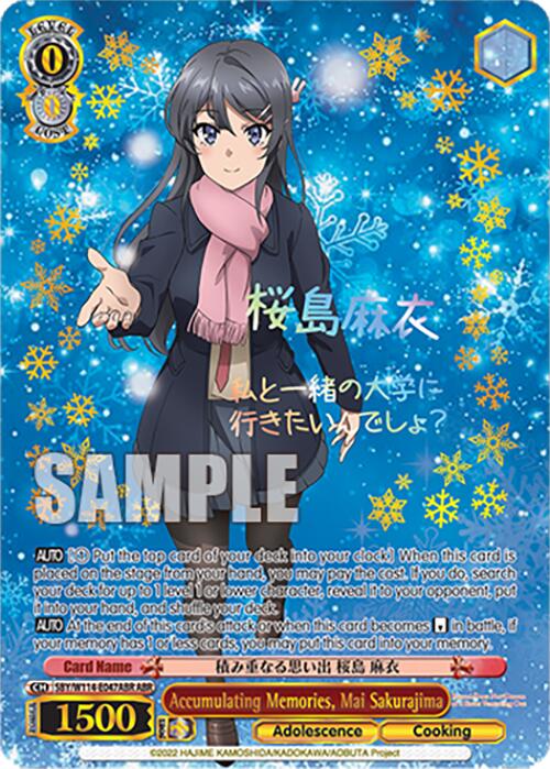 Image of Accumulating Memories, Mai Sakurajima (SBY/W114-E047ABR ABR) [Rascal Does Not Dream Series]