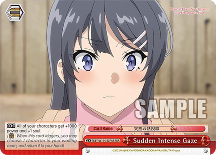 Image of Sudden Intense Gaze (SBY/W114-E074R RRR) [Rascal Does Not Dream Series]