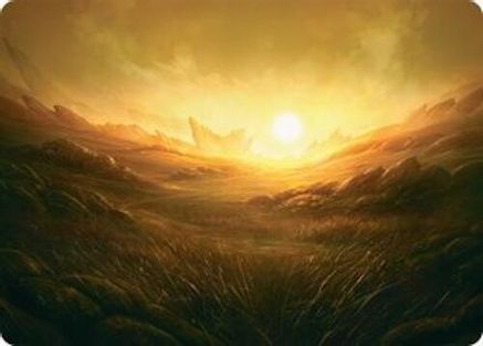 Image of Plains Art Card (31/54) [Tarkir: Dragonstorm Art Series]