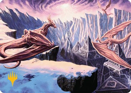 Image of Maelstrom of the Spirit Dragon (42/54) (Gold-Stamped) [Tarkir: Dragonstorm Art Series]