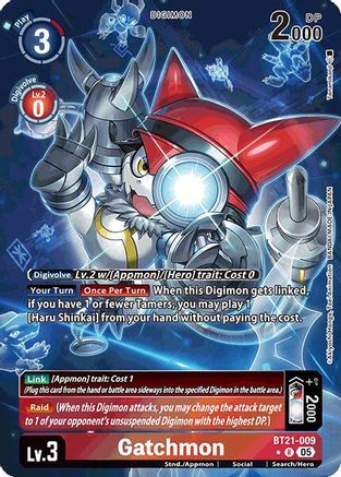 Image of Gatchmon [BT21-009] (Alternate Art) [World Convergence]