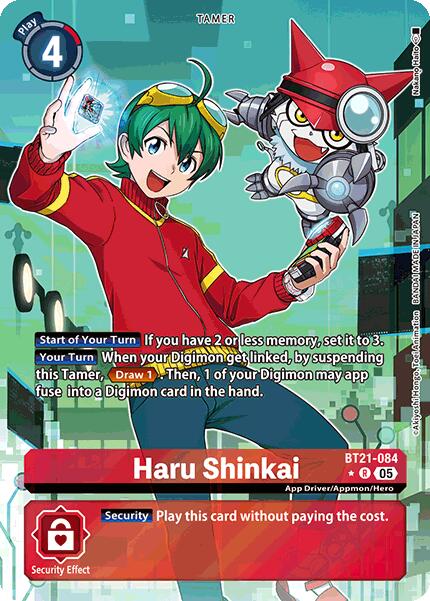 Image of Haru Shinkai [BT21-084] (Alternate Art) [World Convergence]