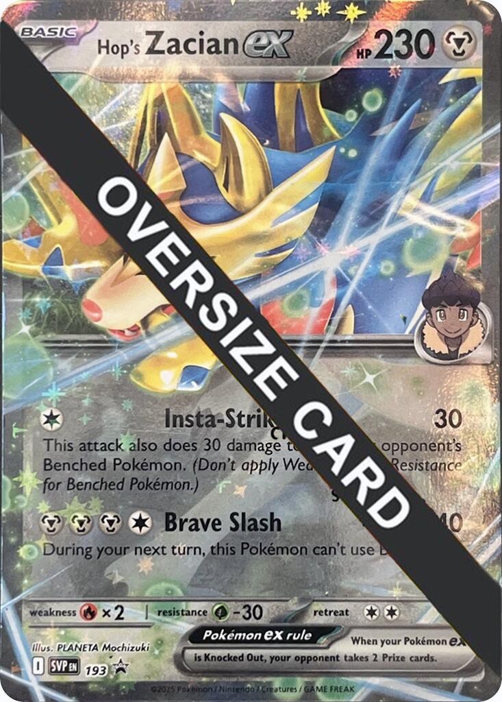 Image of Hop's Zacian ex (SVP193) (Jumbo Card) [Scarlet & Violet: Black Star Promos]