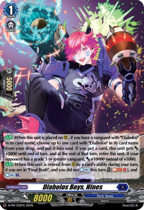 Image of Diabolos Boys, Hines (Foil) (D-PR/752EN) [D Promo Cards]