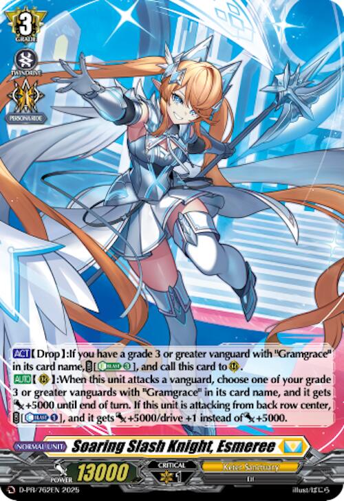 Image of Soaring Slash Knight, Esmeree (Foi) (D-PR/762EN) [D Promo Cards]