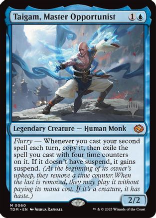 Image of Taigam, Master Opportunist (Promo Pack) [Tarkir: Dragonstorm Promos]