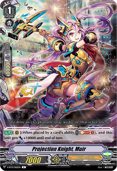 Image of Projection Knight, Muir (V-BT12/062EN) [Divine Lightning Radiance]
