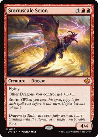 Image of Stormscale Scion (Promo Pack) [Tarkir: Dragonstorm Promos]