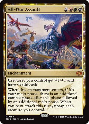 Image of All-Out Assault (Promo Pack) [Tarkir: Dragonstorm Promos]