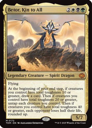 Image of Betor, Kin to All (Promo Pack) [Tarkir: Dragonstorm Promos]