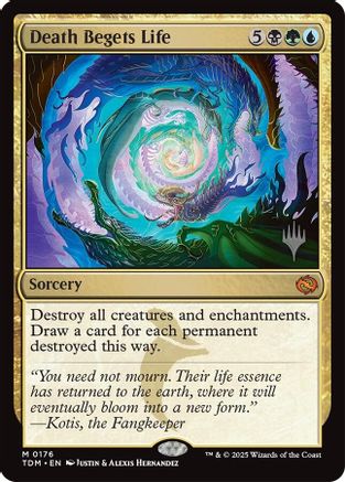 Image of Death Begets Life (Promo Pack) [Tarkir: Dragonstorm Promos]