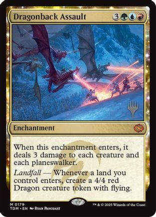 Image of Dragonback Assault (Promo Pack) [Tarkir: Dragonstorm Promos]