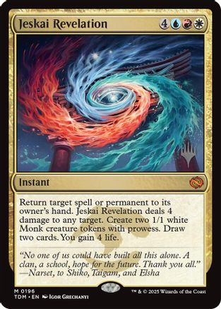 Image of Jeskai Revelation (Promo Pack) [Tarkir: Dragonstorm Promos]