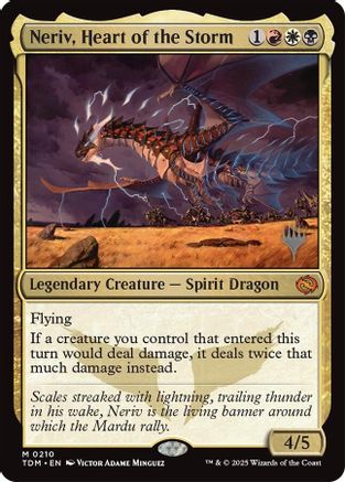 Image of Neriv, Heart of the Storm (Promo Pack) [Tarkir: Dragonstorm Promos]