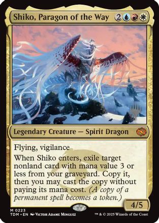 Image of Shiko, Paragon of the Way (Promo Pack) [Tarkir: Dragonstorm Promos]