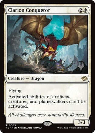 Image of Clarion Conqueror (Promo Pack) [Tarkir: Dragonstorm Promos]
