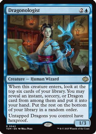Image of Dragonologist (Promo Pack) [Tarkir: Dragonstorm Promos]