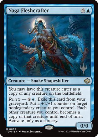 Image of Naga Fleshcrafter (Promo Pack) [Tarkir: Dragonstorm Promos]