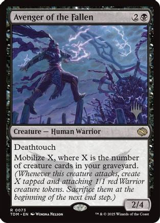 Image of Avenger of the Fallen (Promo Pack) [Tarkir: Dragonstorm Promos]