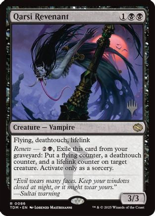 Image of Qarsi Revenant (Promo Pack) [Tarkir: Dragonstorm Promos]